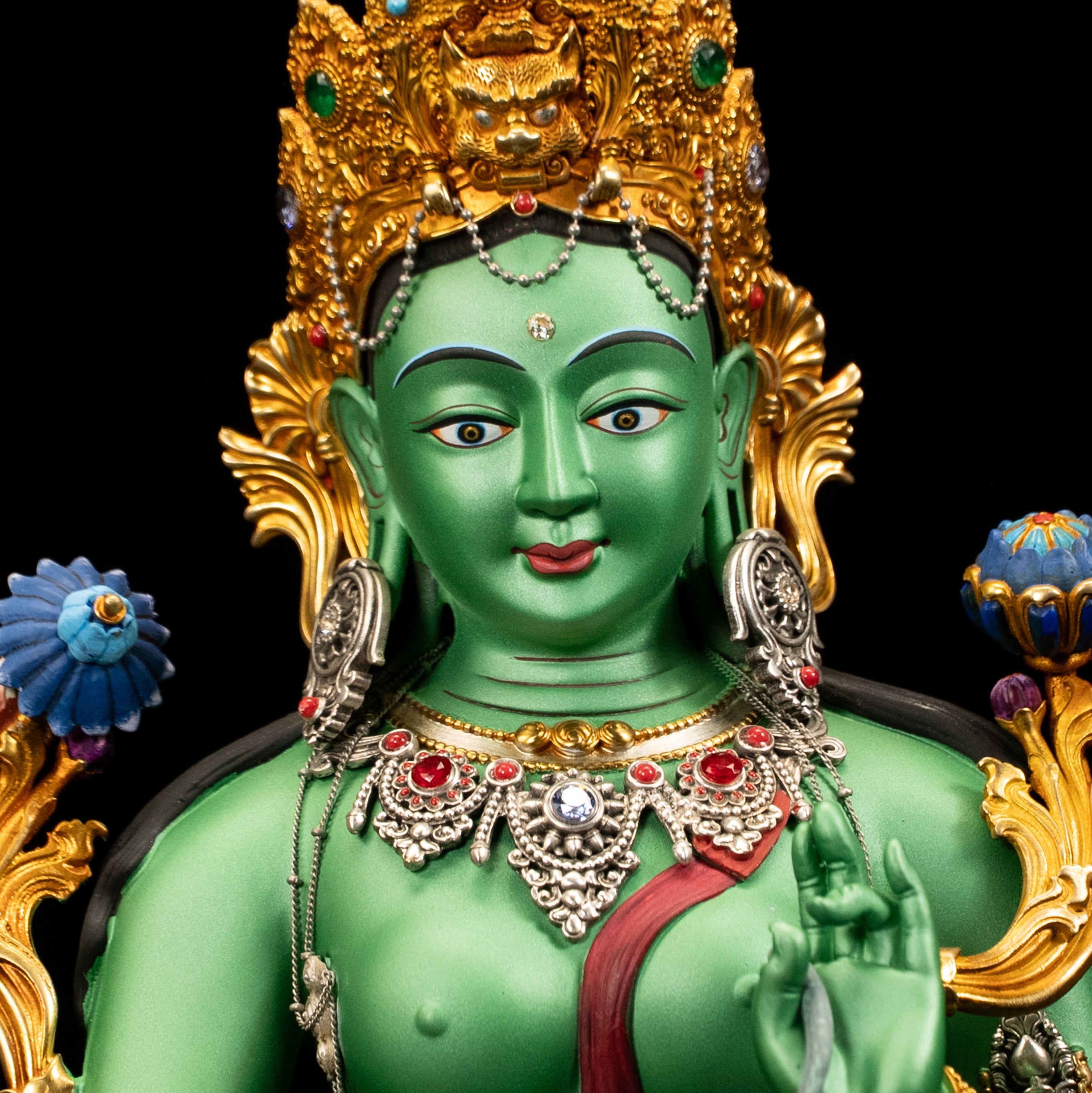 AksharaPadma GREEN TARA（Zanabazar style）-Tibetan Buddhism Indoor