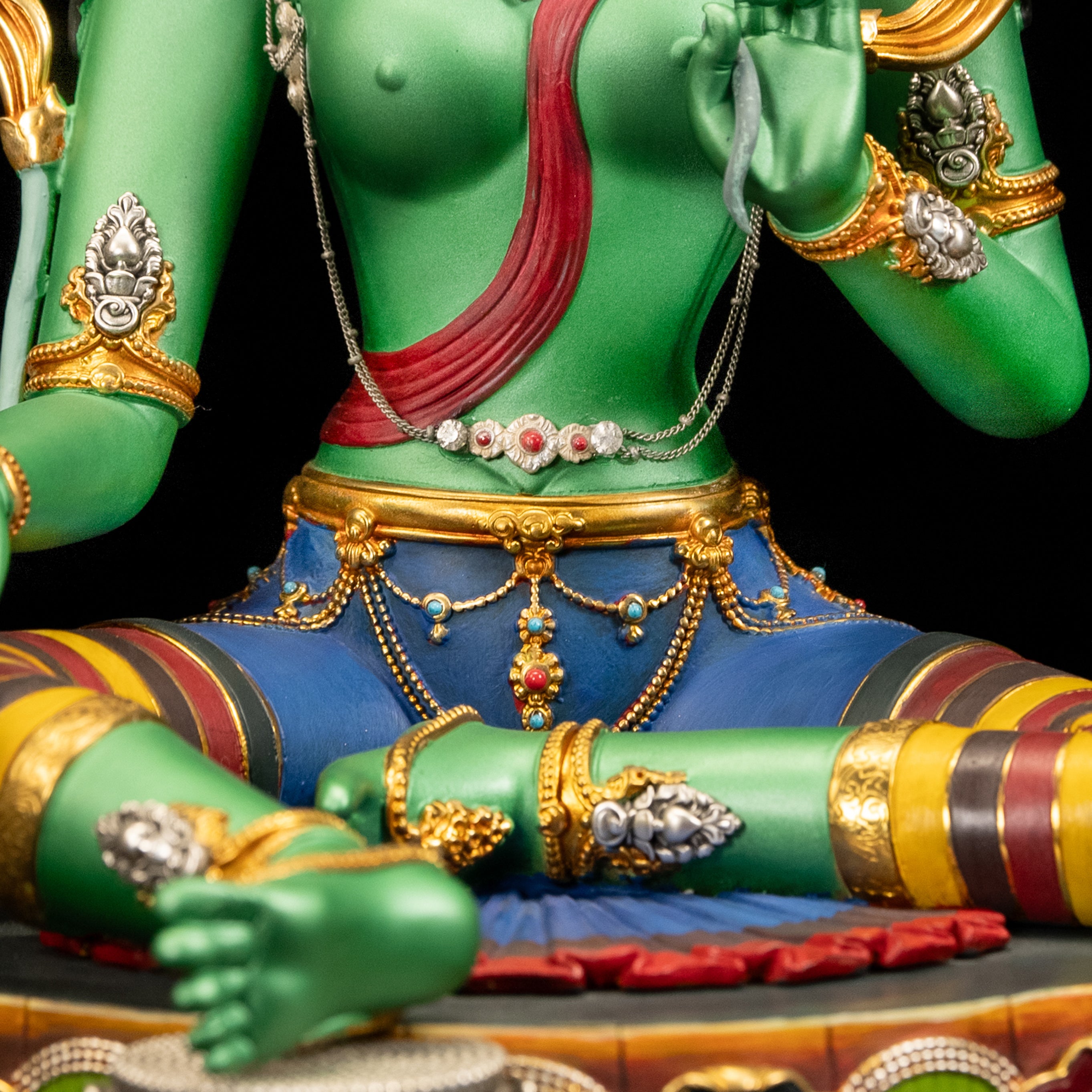 AksharaPadma GREEN TARA（Zanabazar style）-Tibetan Buddhism Indoor