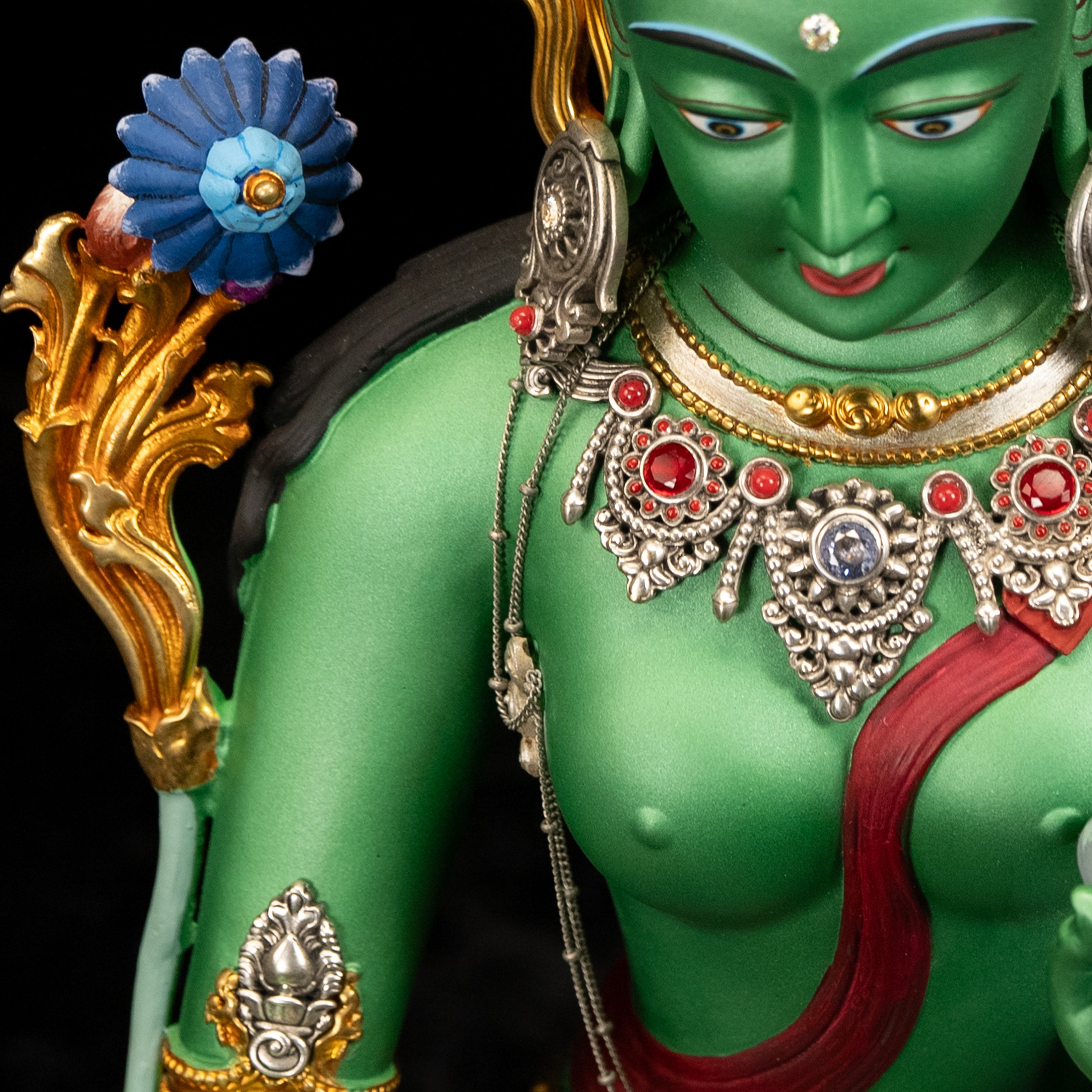 AksharaPadma GREEN TARA（Zanabazar style）-Tibetan Buddhism Indoor